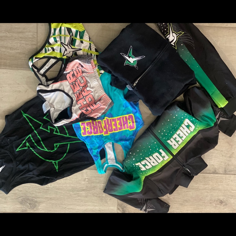 Allstar Cheer Warm Up & Practice Wear LOT!!! YS